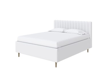 Кровать с бельевым ящиком Madison Lite 160x200, Экокожа (Белый) в Орле
