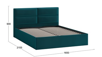 Кровать с механизмом 2-спальная Глосс Тип 1 (Велюр Confetti Izumrud) в Орле - предосмотр 1