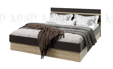 Кровать с механизмом двуспальная Ким, Графит софт, сонома 160 в Орле