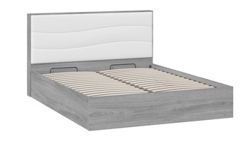 Кровать с механизмом 2-спальная Миранда тип 1 (Дуб Гамильтон/Белый глянец) в Орле - предосмотр 2