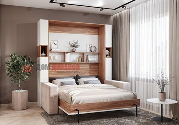 Кровать-шкаф с диваном Добрава, 1400х2000 в Орле