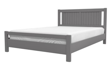 Кровать 2-х спальная Ванесса из массива сосны (Антрацит) 160х200 в Орле
