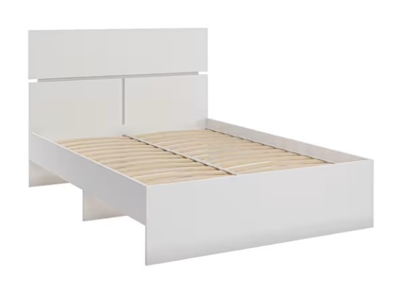 Кровать односпальная Агата М10, 120х200 белая в Орле - изображение