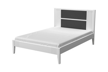 Кровать 1.5-спальная Бетти из массива сосны (Белый Античный) 140х200 в Орле