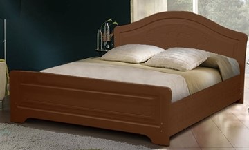 Кровать Ивушка-5 2000х1200 с высоким изножьем, цвет Итальянский орех в Орле
