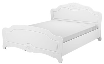 Кровать полуторная Лотос (Белый) 160х200 в Орле