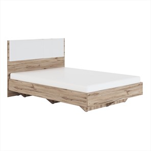 Кровать 1.5-спальная Николь (мод.1.2) 1,4 белая экокожа, с ортопедическим основанием в Орле
