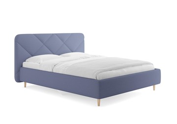 Полутороспальная кровать Taylor, Тедди синий 140х200 с основанием в Орле