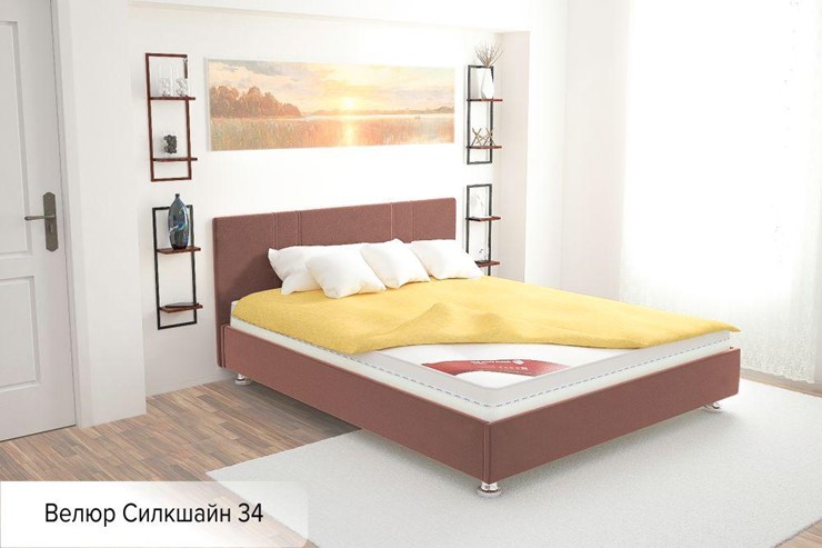 Кровать полуторная Вена 140х200 (с основанием) в Орле - изображение 1