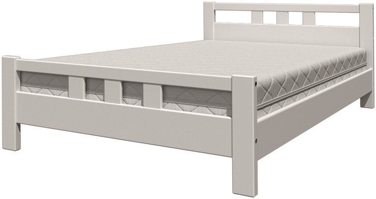 Полуторная кровать Вероника-2 (Белый Античный) 140х200 в Орле - изображение 4