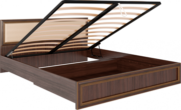 Кровать с механизмом Беатрис М11 с мягким изголовьем (Орех Гепланкт) в Орле