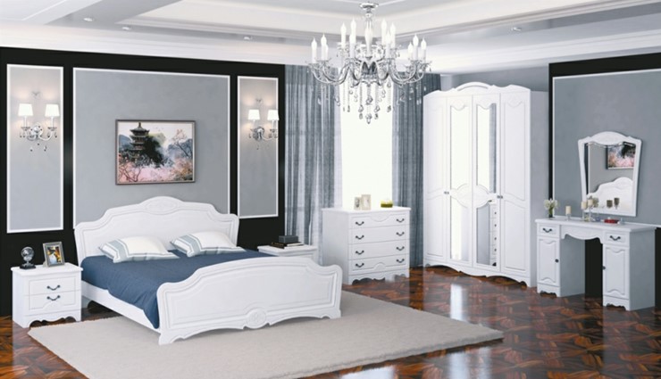 Модульная спальня Лотос (Лак-Белый Жемчуг) в Орле - изображение