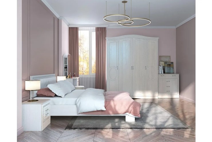 Комод в спальню Гертруда, М3, белая лиственница/ясень жемчужный в Орле - изображение 5