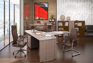 Офисный набор мебели Xten для двух сотрудников с тумбочками в Орле - предосмотр 2