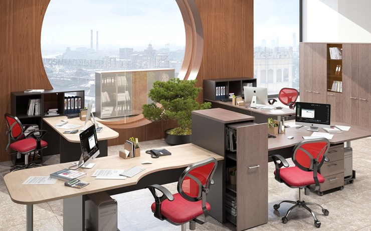 Офисный набор мебели Xten для двух сотрудников с тумбочками в Орле - изображение 5