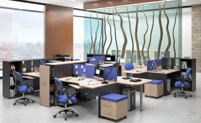 Офисный набор мебели Xten для двух сотрудников с тумбочками в Орле - изображение 6
