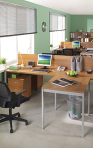 Набор мебели в офис Формула МП2 (ольха европейская) в Орле - предосмотр