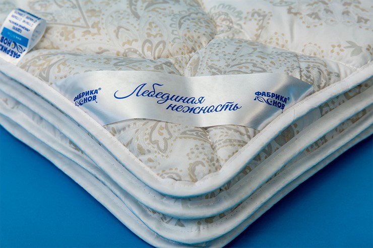 Одеяло всесезонное полутороспальное Лебединая нежность в Орле - изображение 1