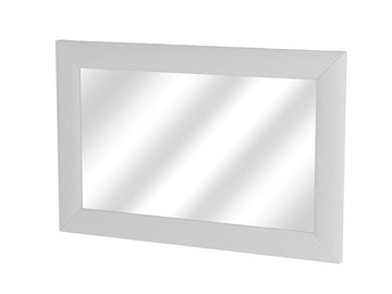 Настенное зеркало OrmaSoft 2, экокожа белая в Орле