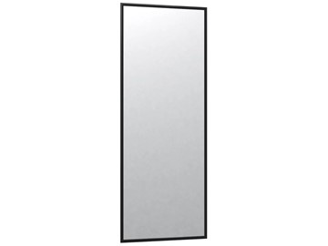 Настенное зеркало в спальню Сельетта-6 черный (1100х400х9) в Орле