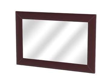 Зеркало настенное OrmaSoft 2, экокожа коричневая в Орле