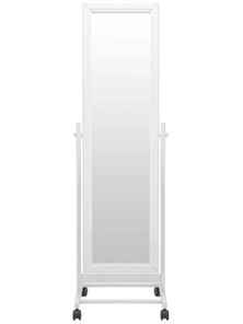 Зеркало напольное в гардероб BeautyStyle 27 (135х42,5см) Белое в Орле - предосмотр 1