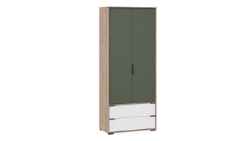 Шкаф для одежды Лео ТД-410.07.22 (Гикори джексон/Белый матовый/Дымчатый зеленый) в Орле