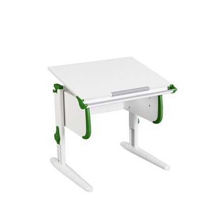 Детский стол-трансформер 1/75 (СУТ.24) белый/белый/Зеленый в Орле - изображение