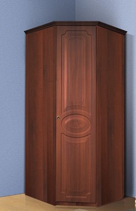 Распашной угловой шкаф Ивушка-5, цвет Итальянский орех в Орле - изображение