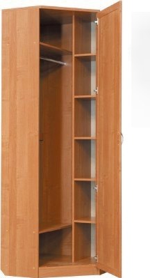 Шкаф 402 угловой со штангой, цвет Дуб Сонома в Орле - изображение 1