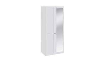 Распашной шкаф Ривьера для одежды с зеркальной дверью левый СМ 241.07.002 L в Орле