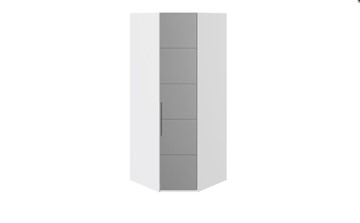 Шкаф Наоми с зеркальной правой дверью, цвет Белый глянец СМ-208.07.07 R в Орле - предосмотр
