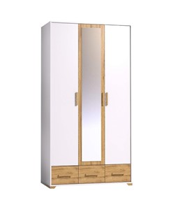 Шкаф для одежды Айрис 444, Белый-Дуб золотистый в Орле - предосмотр