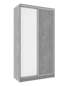 Шкаф 2-х створчатый 1200 Домашний Зеркало/ЛДСП, Atelier светлый в Орле