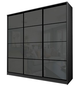 Шкаф MAX МШ-27-6-24/2-222, Профиль Черный/Цвет Графит/с темно-серой пленкой Oracal в Орле