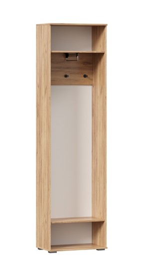 Шкаф одностворчатый Фиджи с декоративными накладками 659.300, Дуб Золотой/Антрацит в Орле - изображение 2