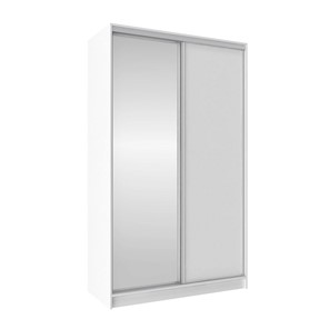 Шкаф 1350 Домашний Зеркало/ЛДСП, Белый в Орле