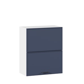 Настенный горизонтальный шкаф 600 комбинированный Индиго ЛД 298.970.000.125, Белый/Тёмно-синий в Орле