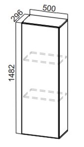 Шкаф-надстройка Стайл, ПН500(912/296), МДФ в Орле
