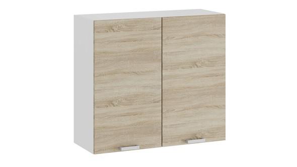 Навесной кухонный шкаф Гранита 1В8 (Белый/Дуб сонома) в Орле - изображение