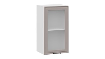 Навесной кухонный шкаф Белладжио 1В4С (Белый, Софт капучино) в Орле - предосмотр
