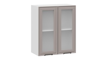 Навесной кухонный шкаф Белладжио 1В6С (Белый, Софт капучино) в Орле