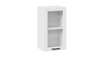 Навесной кухонный шкаф Лорас 1В4С (Белый/Холст белый) в Орле