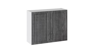 Навесной кухонный шкаф Прованс (Белый глянец/Санторини темный) В_72-90_2ДР в Орле