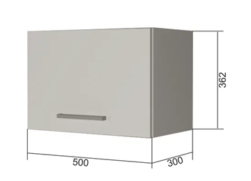 Шкаф кухонный В350, Белое гладкое Ламарти/Антрацит в Орле