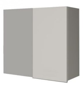 Навесной кухонный шкаф ВУП 760 Белое гладкое Ламарти/Антрацит в Орле