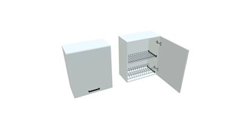 Кухонный шкаф ВС7 60, Белое гладкое Ламарти/Белый в Орле
