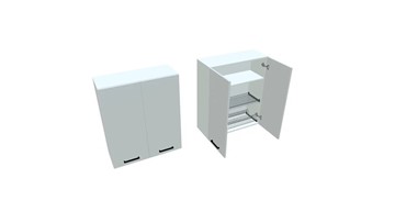 Кухонный шкаф ВС9 80, Белое гладкое Ламарти/Белый в Орле