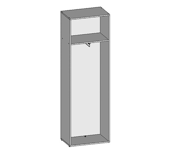 Шкаф для одежды НШ-10, Белый в Орле - изображение 1