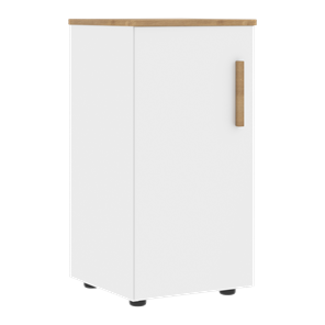 Низкий шкаф колонна с глухой дверью левой FORTA Белый-Дуб Гамильтон FLC 40.1 (L) (399х404х801) в Орле - предосмотр